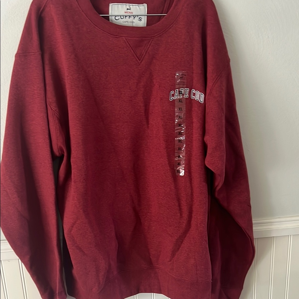 Cuffy’s Cape Cod Red Crewneck Sweater